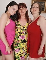 Three old and young lesbians love to get naughty