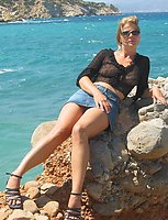 mature wife outdoor