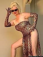MILF undressed on the wild side  shows snatch for sex