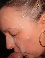 Mature women sucking cocks and getting facials