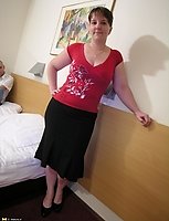 This naughty housewife loves to suck and fuck