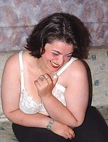 Plump and gorgeous brunette teacher exposes her body